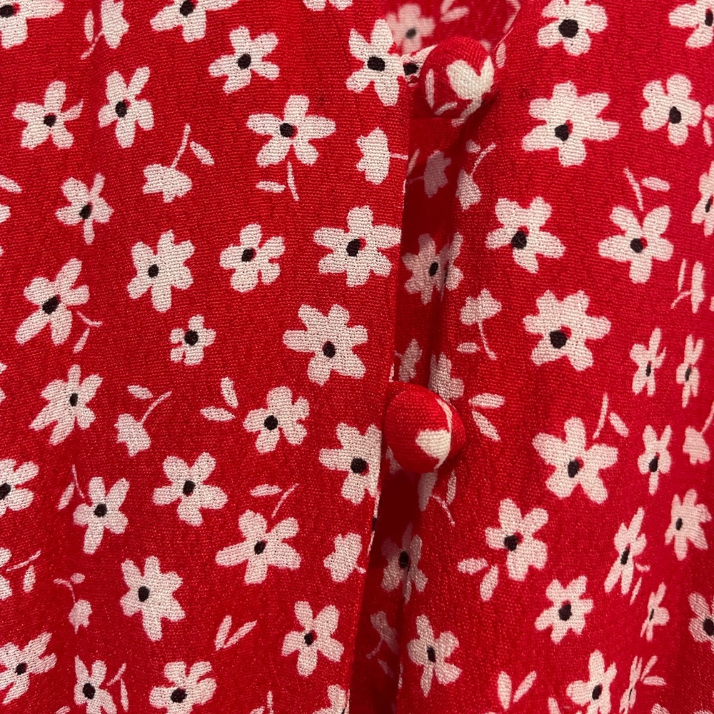 Red Floral Sportsgirl Dress ❤️ - Picture 13 of 14